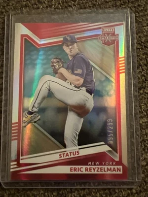 2022 Panini Elite Extra Edition - Eric Reyzelman #160 Red Status /299 (RC) - Image 1 of 2