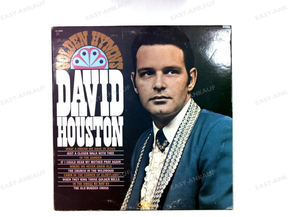 David Houston - Golden Hymns US LP 1967 .* - Image 1 of 1