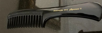 NEW Hercules Sagemann  Black Handle Hair  9"  wide tooth Comb Made in Germany - Image 1 of 4