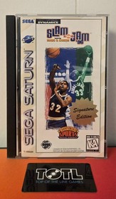 Slam 'N Jam '96 Featuring Magic & Kareem (Sega Saturn, 1996) (Complete)
