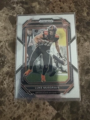 2023 Panini Prizm Draft Picks - Luke Musgrave #158 (RC) - Image 1 of 2