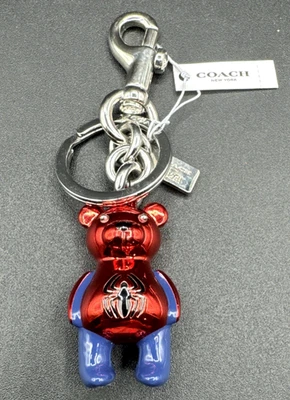 Llavero Coach Spider-Man Oso Charm 2754 Nuevo Foto 1 de 4