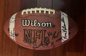 1993 Ray Nitschke Hofers Packers Jan Stenerud Jsa Signed Football Dent Norwood - Picture 1 of 12