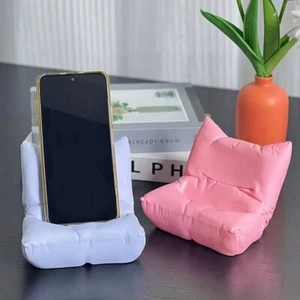 PVC Sofa Phone Holder Candy Color Desktop Ornament Phone Accessories - Photo 1 sur 12