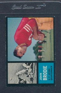 1962 Topps #152 John Brodie 49ers EX *413 - Picture 1 of 1