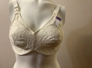 Brand New CABERNET Gorgeous Full Busted All Lace Ivory Bra 36 DD BNWT. - Picture 1 of 6