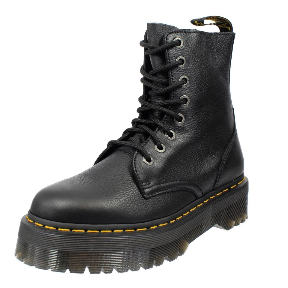Dr. Martens Jadon III Stivali da Donna in Pelle - Black Pisa, EU 38