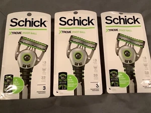 3 Packs Brand New Schick Xtreme Pivot Ball Disposable Razors 9 Razors Total - Picture 1 of 1