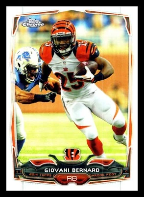 2014 Topps Chrome Refractors Bengals Football Card #63 Giovani Bernard - Image 1 of 2