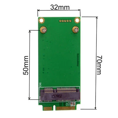 NFHK   3x5cm mSATA Adapter to 3x7cm Mini PCI-e SATA SSD for Eee PC S101 900 T91 - Image 1 of 4