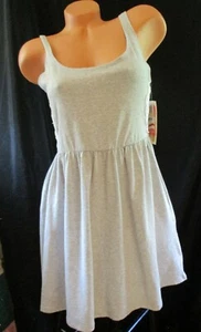 Miken Swim – Juniors Cover-up – Gray Tank Dress w White Appliques - M - NWT - Picture 1 of 6