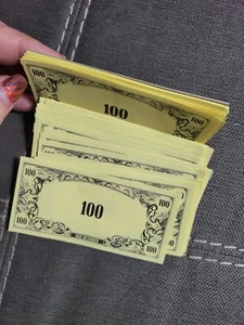 Anti-Monopoly Brettspiel 1973 nur Teile! Geld, NUR Stapel gelb 100er - Bild 1 von 6