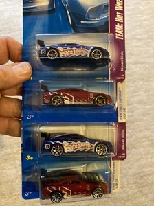 Hot Wheels NISSAN SILVIA 4 Set '06 Variantes EQUIPO HW CARRERAS AZUL ROJO Y FTE - Imagen 1 de 11