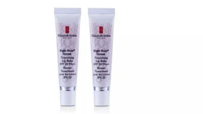 PACK DE 2 BÁLSAMO LABIAL NUTRITIVO CREMA OCHO HORAS ELIZABETH ARDEN SPF 20, NUEVO SIN CAJA Foto 1 de 4