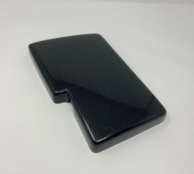 Volvo C30 C70 S40 V50 - Cubierta de caja de fusibles - Plástico efecto fibra de carbono - Imagen 1 de 2