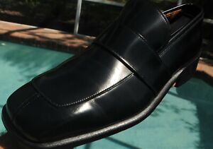  GUCCI Men's Black Leather TOM FORD ERA Split toe Dress shoes brand Size  41.5 E