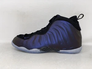 Nike Little Foamposite One Eggplant Purple Sneakers, Size 12c BNIB FJ1256-001 - Picture 1 of 8
