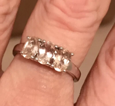 Gemporia/gems TV Zambezia Morganite Ring Size P/Q - Image 1 of 4