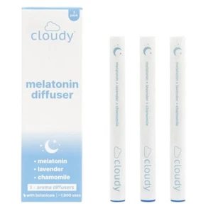 Cloudy Sleep Melatonin Diffuser Pen Oil Aromatherapy Chamomile Lavender 3PK - Picture 1 of 5