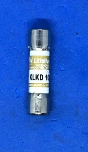Fusible de acción rápida Littelfuse KLKD-10 (KLKD 10A) 10 amperios 600 vac enano - Imagen 1 de 2