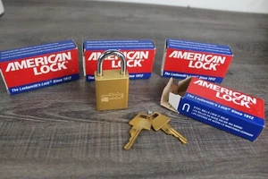 4 Stück NEU American Lock Serie 1100 gleichschließend verschiedene 2 Schlüssel je! - Bild 1 von 7