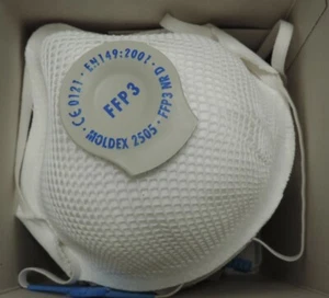 Moldex 2505 FFP 3 NRD Mask Respiratory Protection With Ventex Valve - Box of 10 - Picture 1 of 11