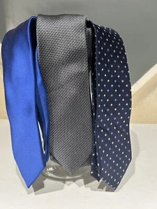 3 JOS. A. BANK 100% Silk Ties Excellent - Picture 1 of 9