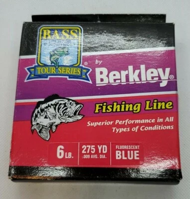 Bass Anglers Tour Series de Berkley Blue Fishing Line 6 lb 275 yardas USA L-09-8-11 Foto 1 de 2