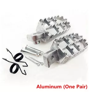 Pair Aluminum Motocross Wide Fat Foot Pegs Footrest For Kawasaki KLX110 CSL2017 - Bild 1 von 8