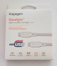 Spigen DuraSync 60W USB C to USB C Fast Charging Cable Power Delivery 4.9 ft