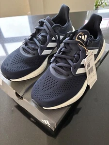 Adidas Pureboost 23 navy coloured running shoes size 8 brand new boxed with tags - Picture 1 of 5