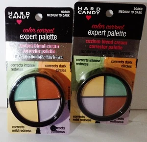 2 HARD CANDY Color Correct Expert Palette MEDIUM To DARK Concealer Face Makeup - Picture 1 of 1