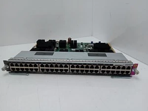 Cisco Catalyst 4500E 48-portowy moduł przełącznika sieciowego PoE+ Gigabit WS-X4648-RJ45V-E - Zdjęcie 1 z 3