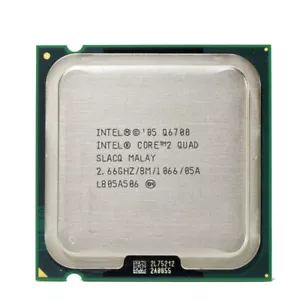 Intel Core 2 Quad Q6700 LGA 775 2.66GHz 1066MHz 8MB 105W 4 CPU Processor - Picture 1 of 2