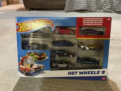 Paquete de regalo de 9 coches Hot Wheels Foto 1 de 3