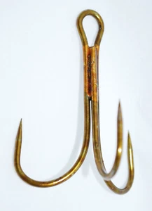 GANCI DA PESCA, GANCIO PER ACUTI IN BRONZO SENZA BARBA, 12 CONTEGGI DI MISURA 14/0 - Foto 1 di 1
