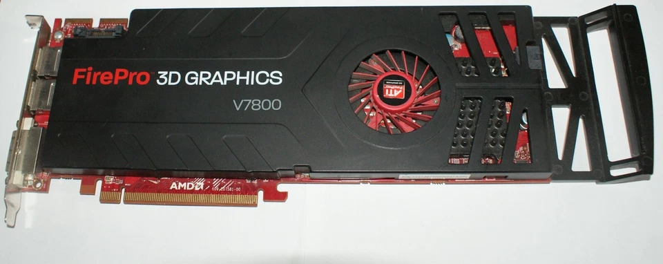 Dell AMD FirePro 3D Graphics V7800 2GB GDDR5 DVI/DisplayPortx2 Graphics Card - Image 1 of 4