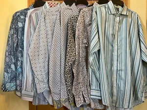 Camisa Thomas Dean, Seleccionar XL o XLT Diseñador, Color, Vestido con Botones, Usada, ¡Bonita! - Imagen 1 de 28