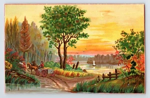 M.B. Kelley Groceries Victorian Trade 1890s Card Bellows Falls VT 7" x 4.5" - Picture 1 of 2