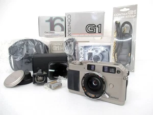 Seltenes [unbenutztes] Contax G1 Green Label Hologon Set Carl Zeiss T* 16mm f8 aus Japan - Bild 1 von 11