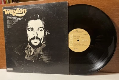 Waylon Jennings - Lonesome On’ry & Mean - Vinyl LP 1973 - RCA LSP-4854 - Image 1 of 4
