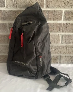 Eddie Bauer 10L Stowaway Sling Bag Backpack Portable Travel Hike Gray - Picture 1 of 11
