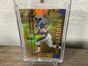1999 Topps Finest Gold Refractor Priest Holmes Sensations /100 - Picture 1 of 2