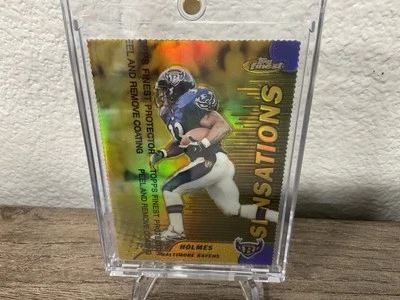 1999 Topps Finest Gold Refractor Priest Holmes Sensations #145 /100 - Image 1 of 2