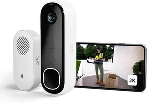 Arlo 2K HD Video Türklingel Mit Kamera & Türgong Kabellos, WLAN Doorbell NEU OVP - Bild 1 von 1