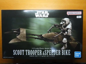 BANDAI NAMCO 1/12 STAR WARS SCOUT TROOPER & SPEEDER BIKE (5063828) - Picture 1 of 13