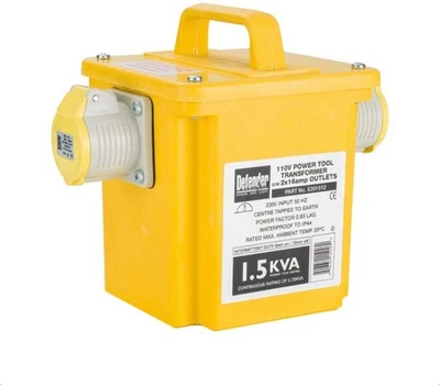 TRANSFORMER 1.5 KVA 2X16AMP OUTLET 110V New - Image 1 of 2