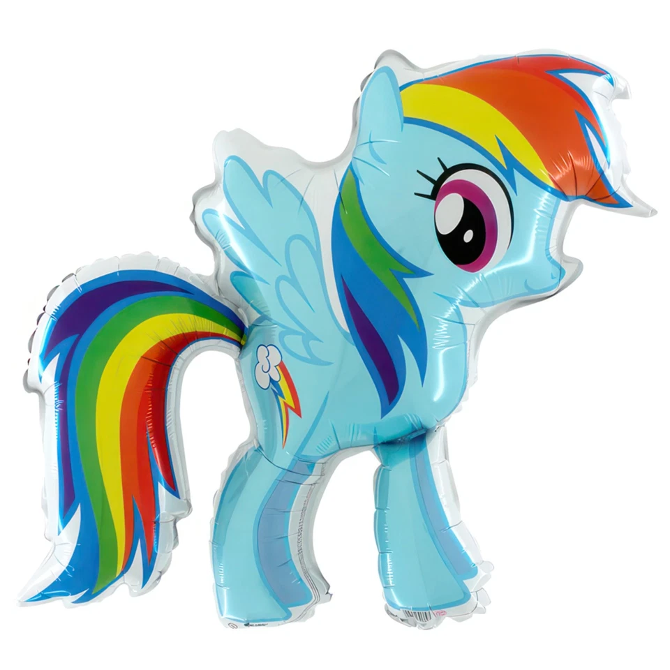 ® Globo de papel de aluminio superforma para tablero fiesta de cumpleaños My Little Pony Foto 1 de 1