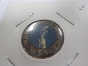 P-10,229 War Savings Service celluloid button - Picture 1 of 1