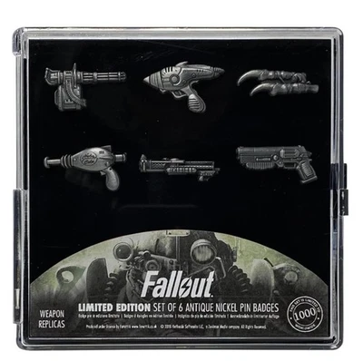 Fallout Limited Edition Weapons Pin Badge Set of 6 - Image 1 of 4
